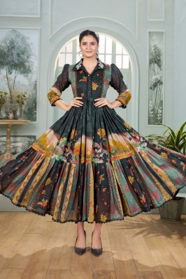 Zehra   Heavy Fancy Long Western Dress 