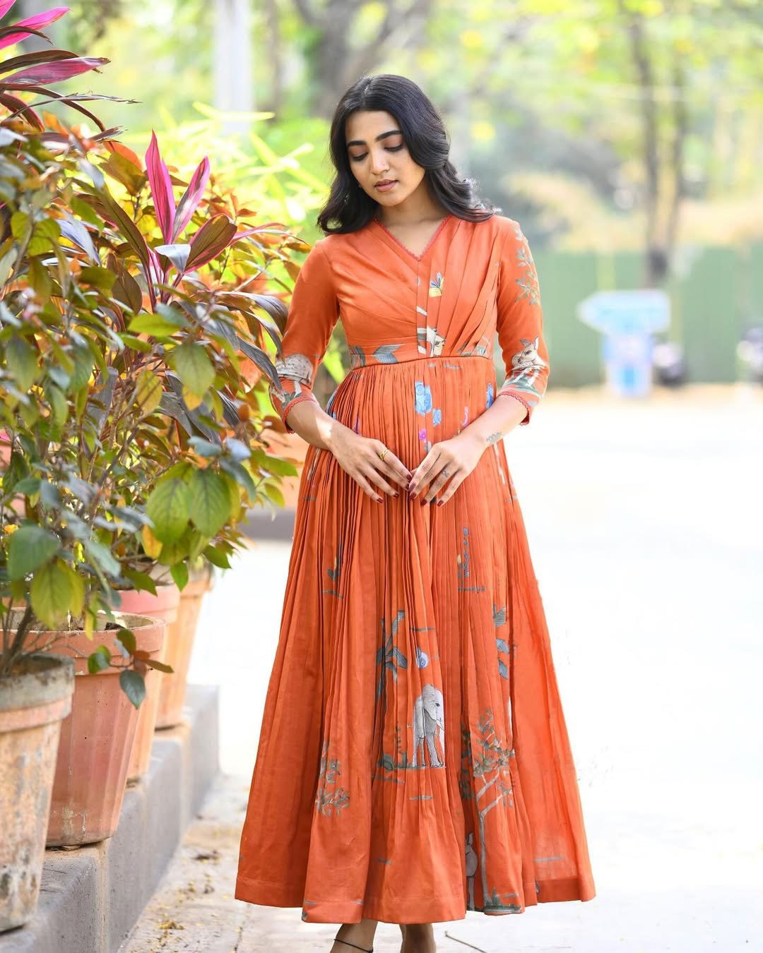 Ghori Long Western Dress