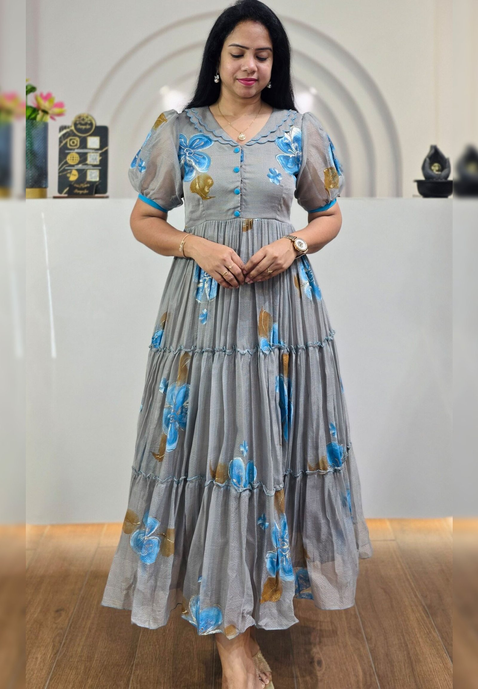 Kalwal- Long Western Dress