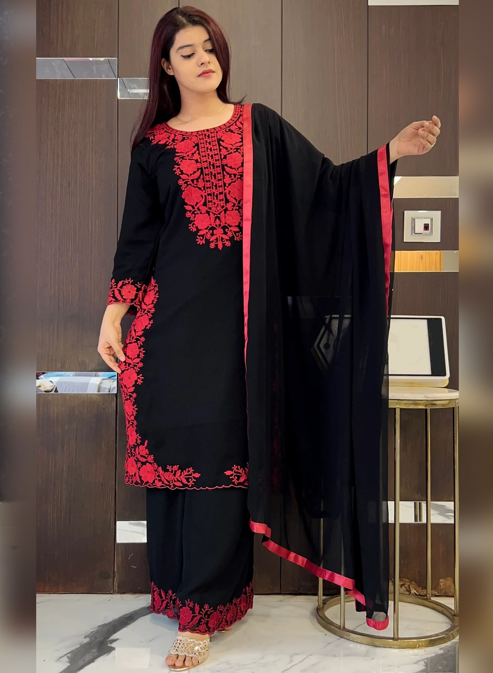 Rooprit – Elegant Pakistani Embroidered Suit Set