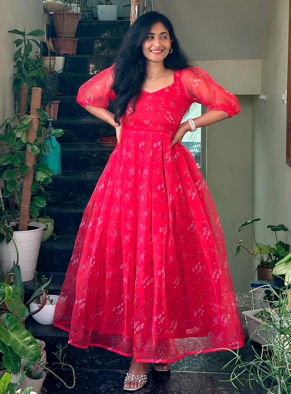 SANAM-LONG WESTERN GOWN