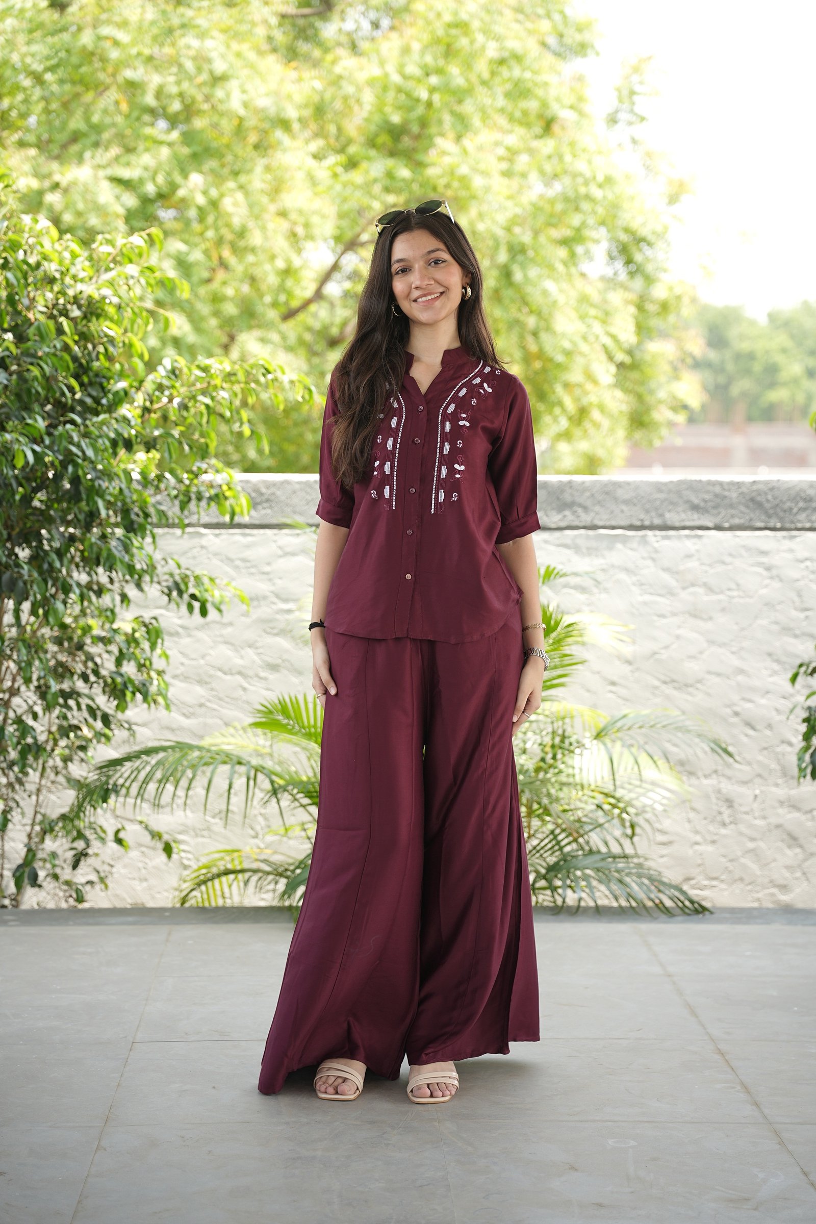 AROOSA -Premium Co-Ord Set Western Fusion Wear